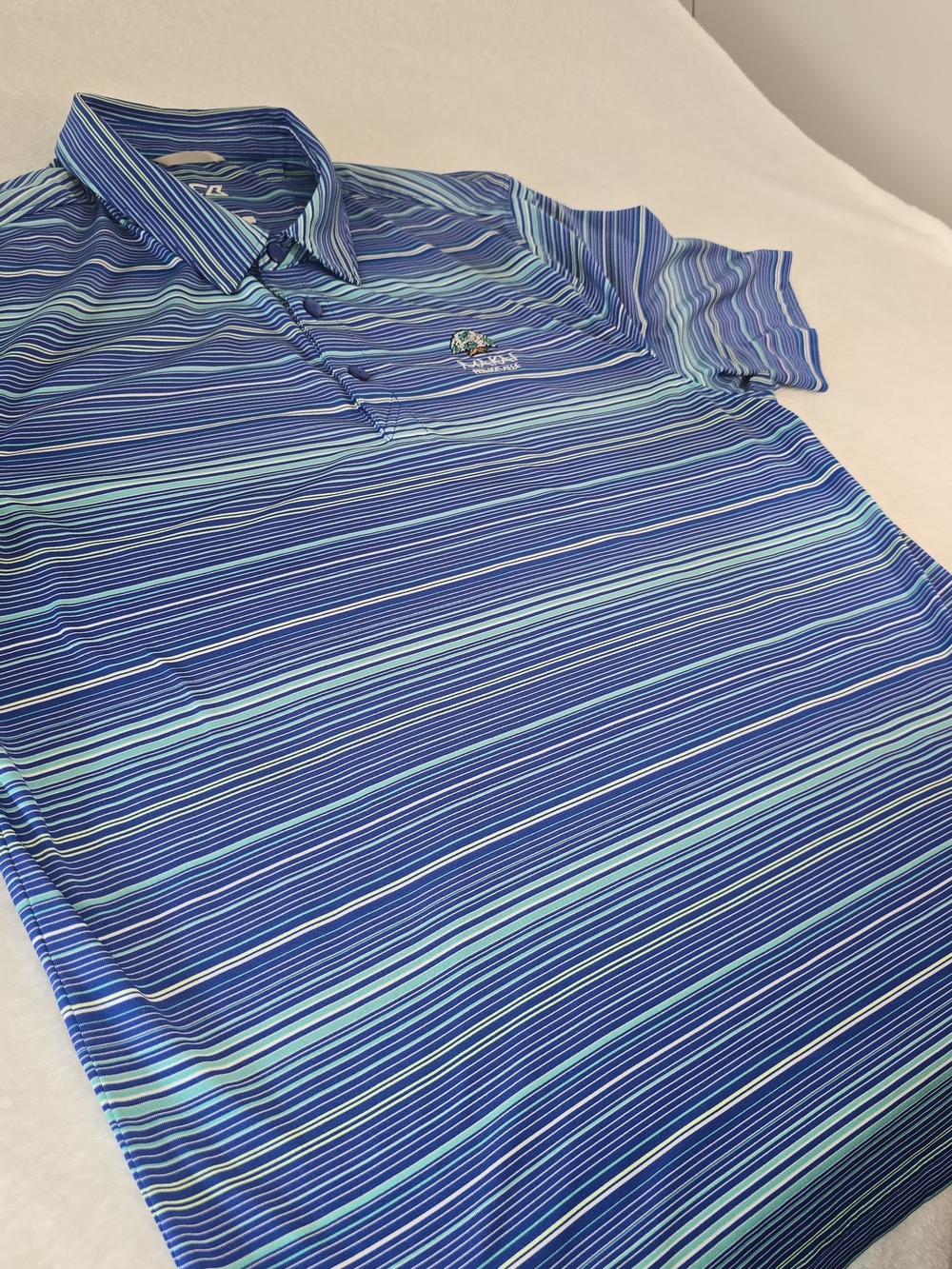 Cutter & Buck Princeville Makai Golf Club Polo Shirt Men XL By Measuremen DryTec